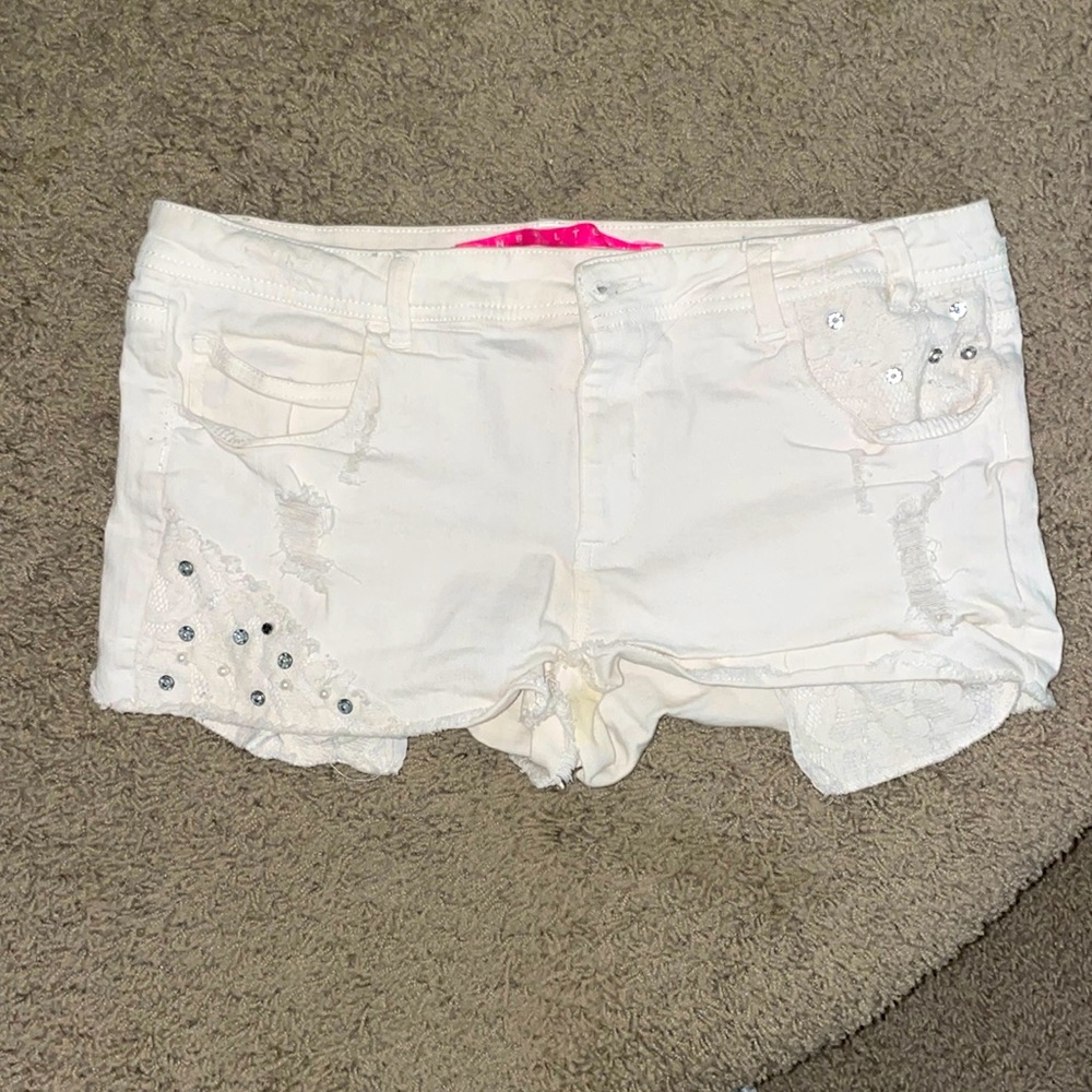 White shorts